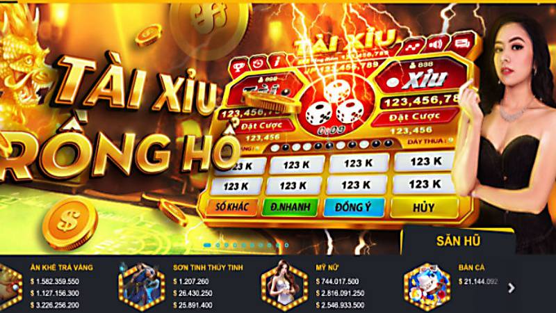 Danh mục sản phẩm của trang web cổng game thẻ bài Super918 - Super918